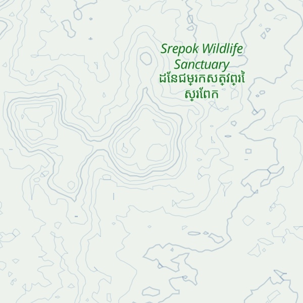 Map of Phnum Kong Kan