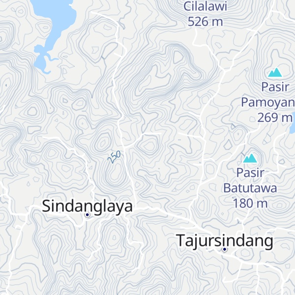 Map of Gunung Talun