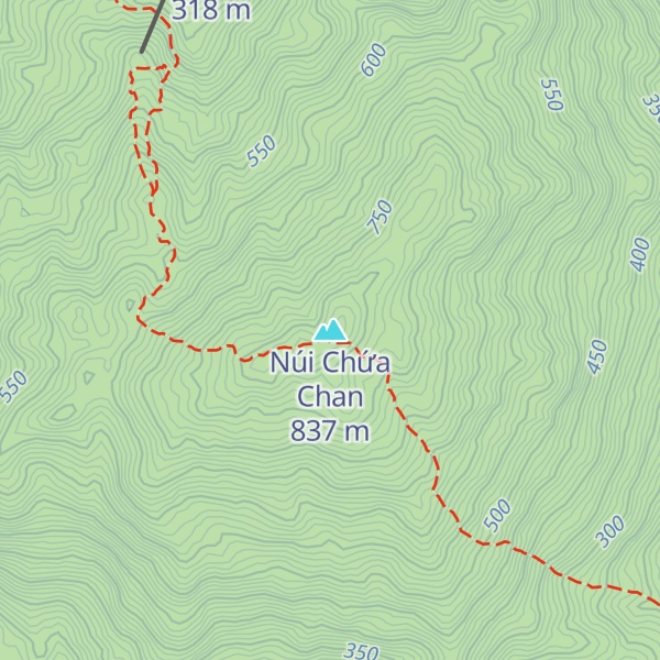 Map of Núi Chứa Chan