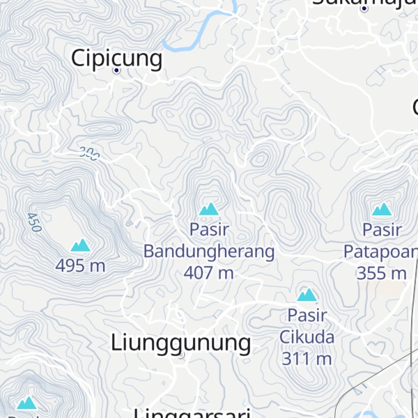 Map of Pasir Bandungherang