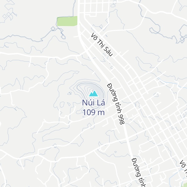 Map of Núi Lá