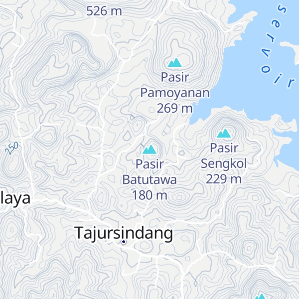 Map of Pasir Batutawa