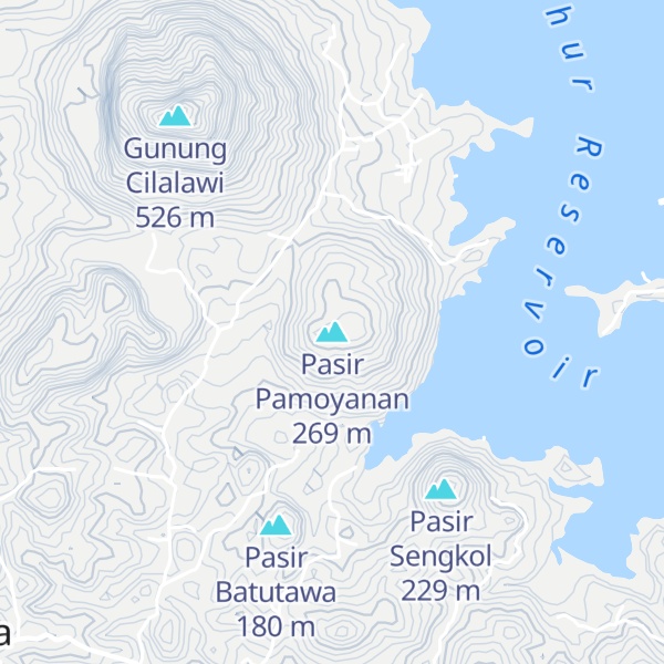 Map of Pasir Pamoyanan