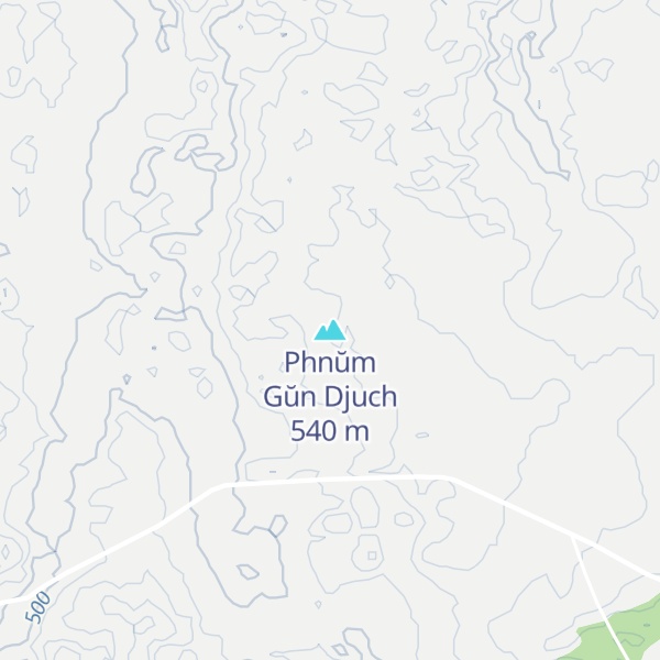 Map of Phnŭm Gŭn Djuch