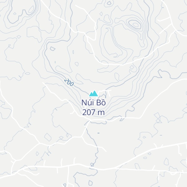 Map of Núi Bồ