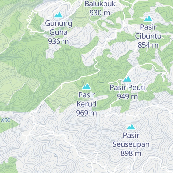 Map of Pasir Kerud