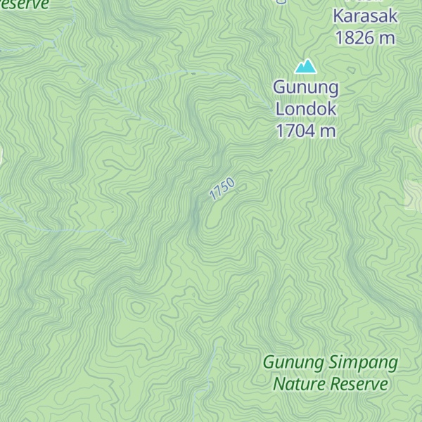 Map of Gunung Simpang