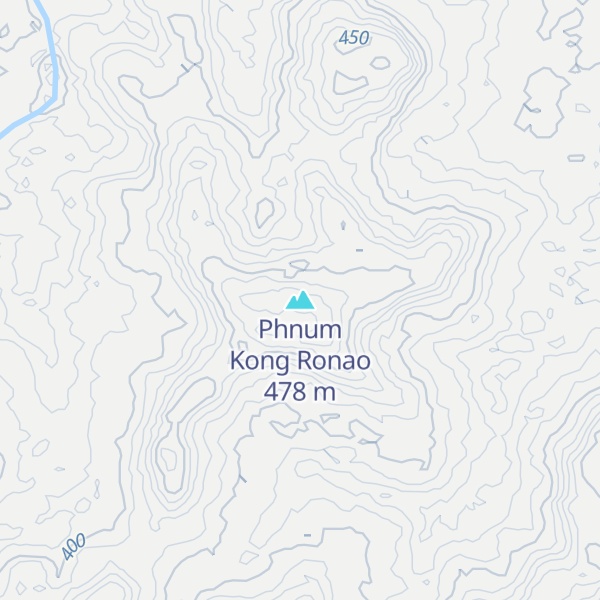 Map of Phnum Kong Ronao