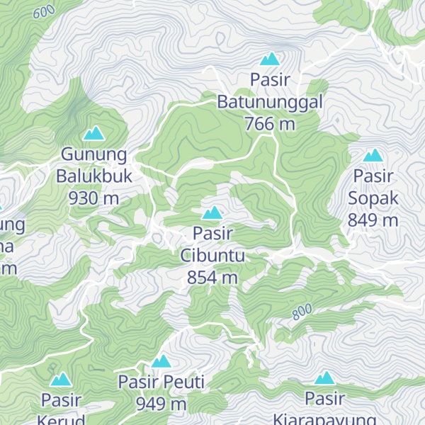 Map of Pasir Cibuntu