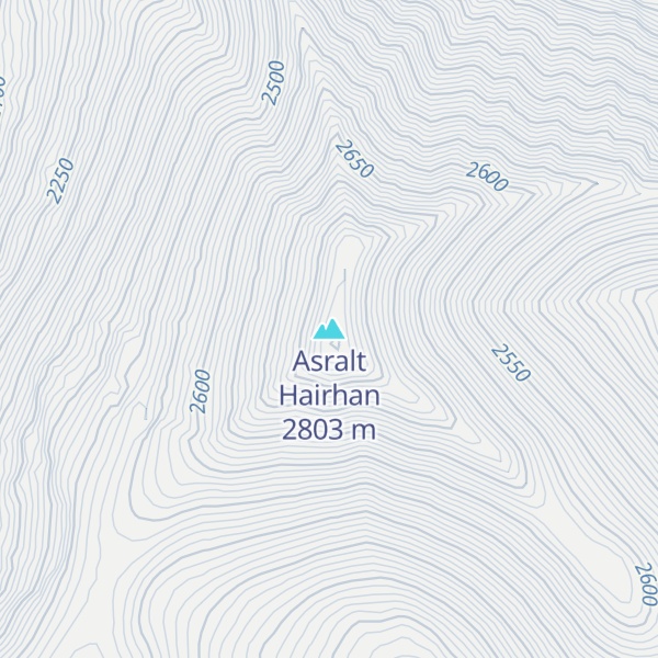 Map of Asralt Hairhan