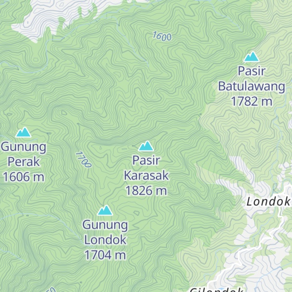 Map of Pasir Karasak