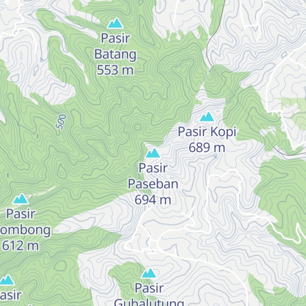 Map of Pasir Paseban