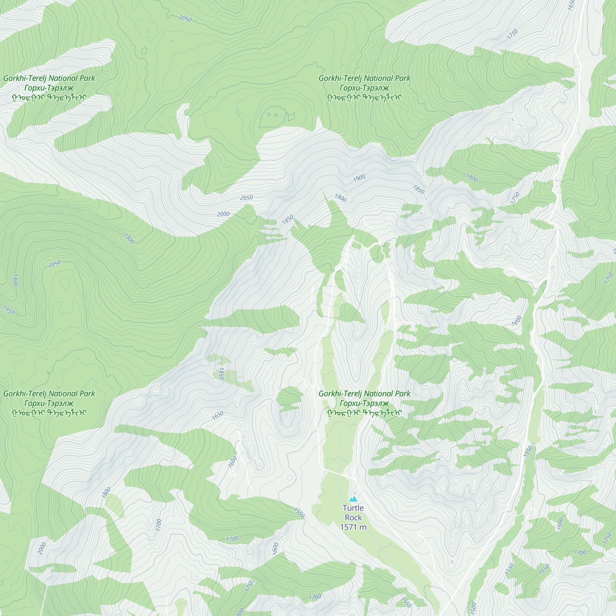 Nomadic family ger map
