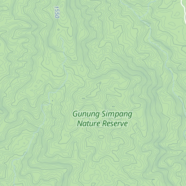 Map of Gunung Calobak