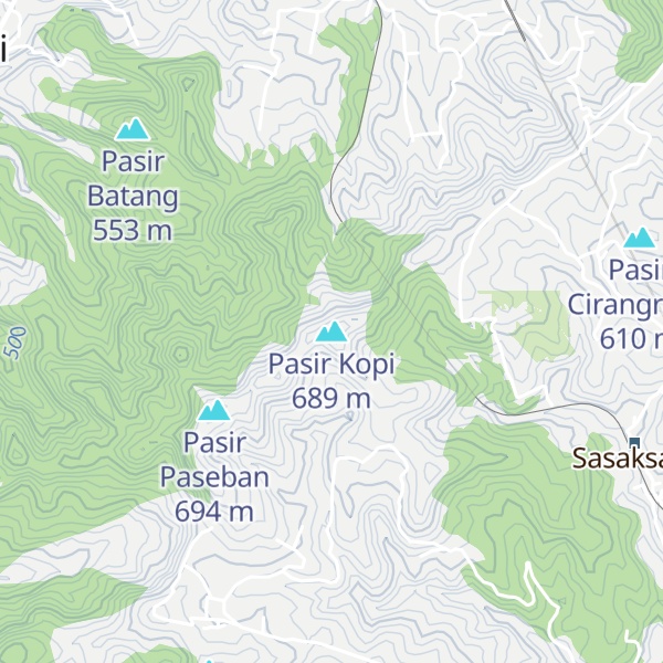 Map of Pasir Kopi