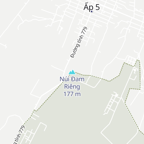 Map of Núi Đam Riêng