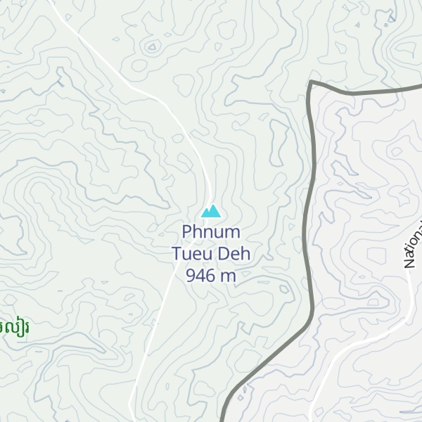 Map of Phnum Tueu Deh