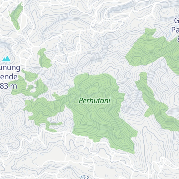 Map of Gunung Halimun