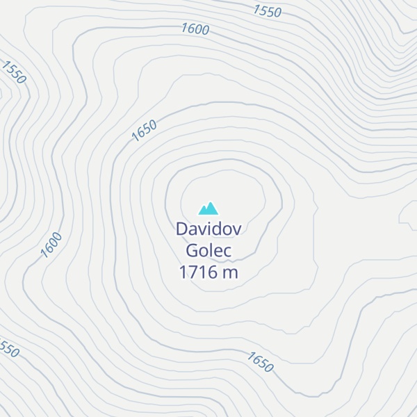 Map of Davidov Golec