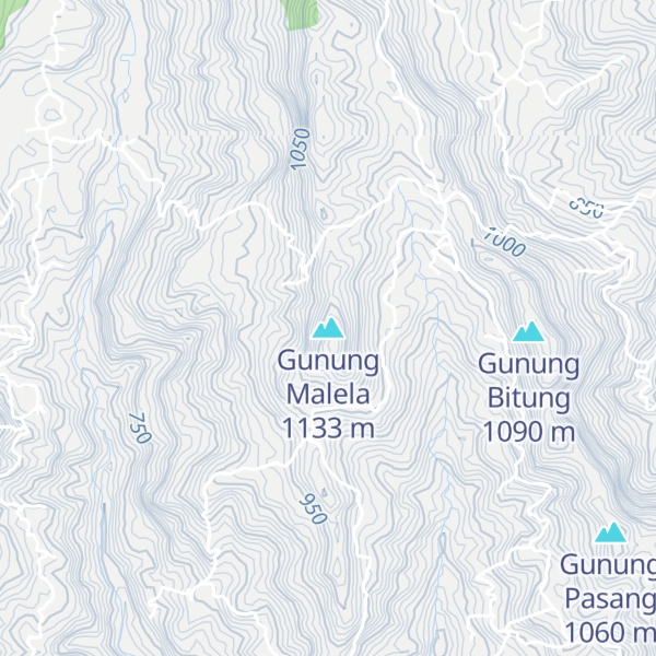 Map of Gunung Malela