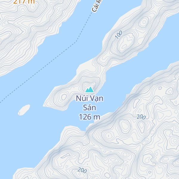 Map of Núi Vạn Sán