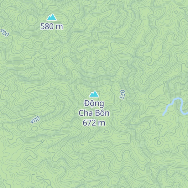 Map of Động Cha Bôn