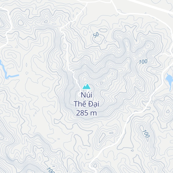 Map of Núi Thế Đại