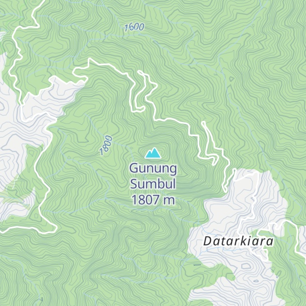 Map of Gunung Sumbul