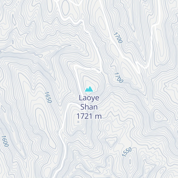 Map of Laoye Shan
