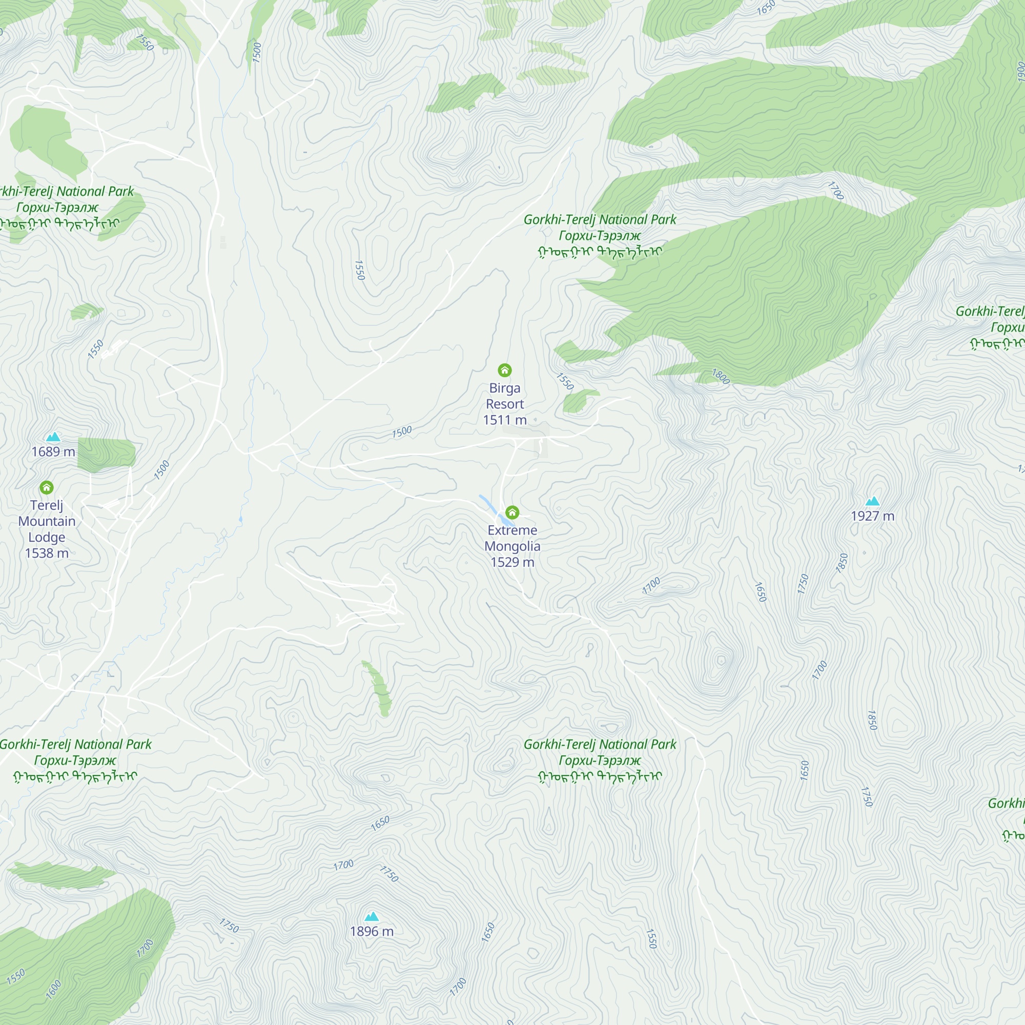 Extreme Mongolia map