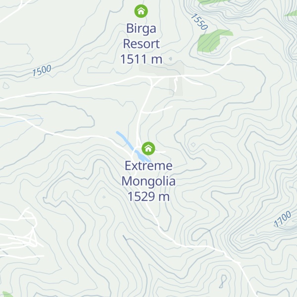 Map of Extreme Mongolia