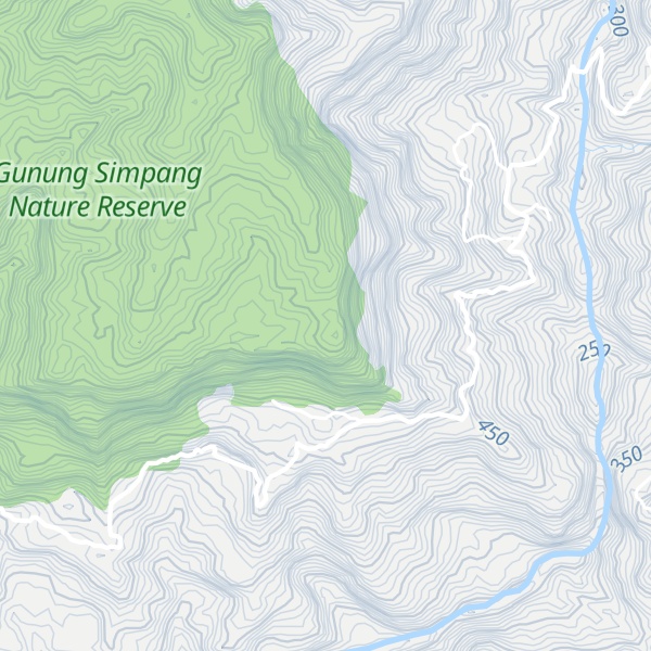 Map of Gunung Cisigung