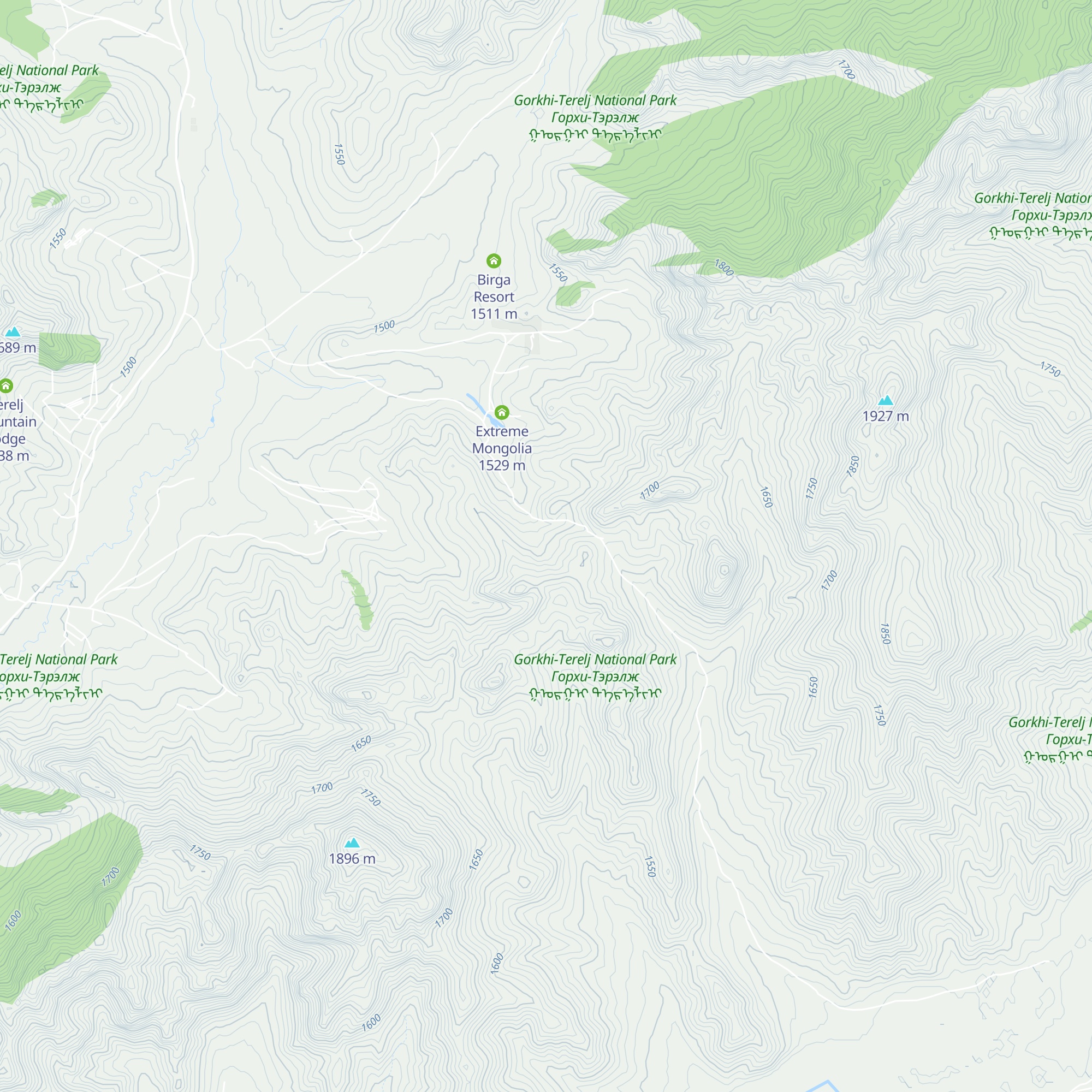 Gacdag Davaa map