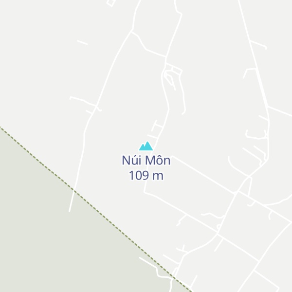 Map of Núi Môn