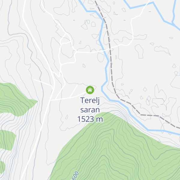 Map of Terelj saran