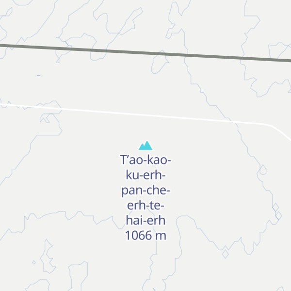 Map of T’ao-kao-ku-erh-pan-che-erh-te-hai-erh