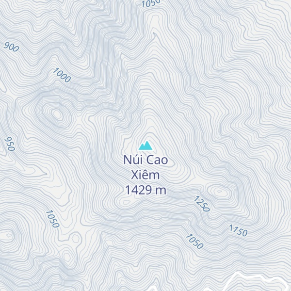 Map of Núi Cao Xiêm