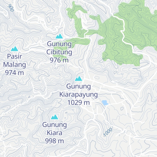 Map of Gunung Kiarapayung