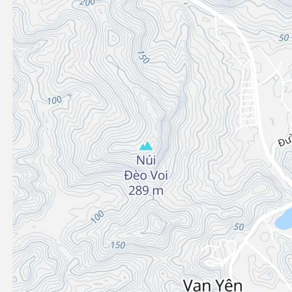 Map of Núi Đèo Voi