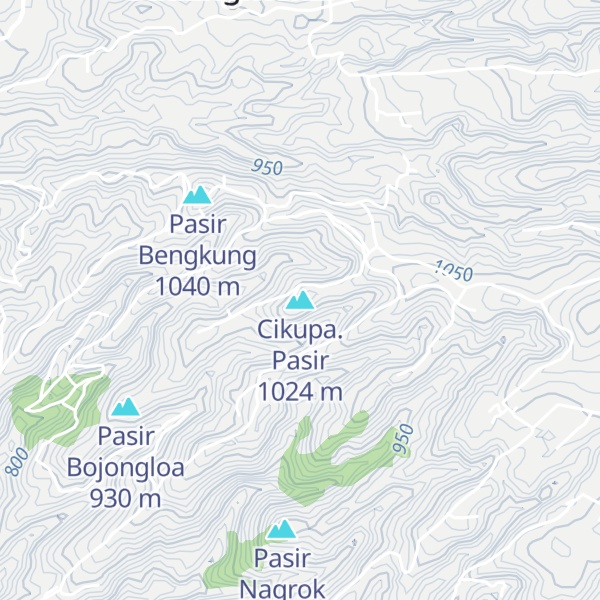 Map of Cikupa. Pasir
