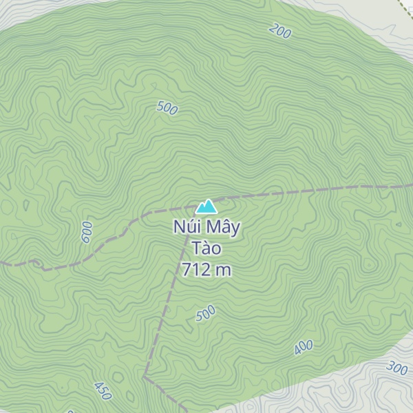 Map of Núi Mây Tào