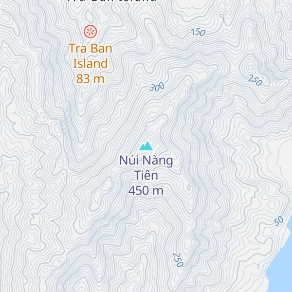 Map of Núi Nàng Tiên