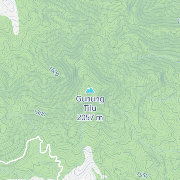 Map of Gunung Tilu