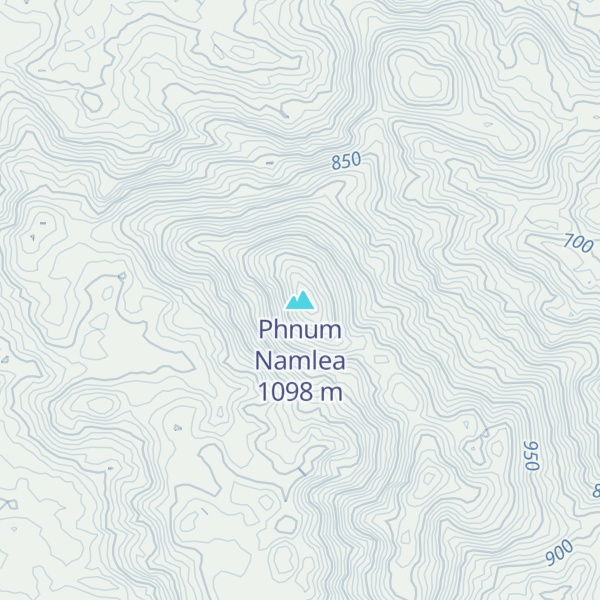 Map of Phnum Namlea