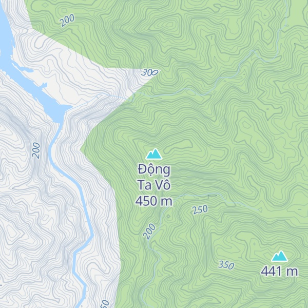 Map of Động Ta Vô
