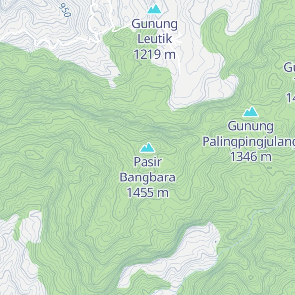 Map of Pasir Bangbara