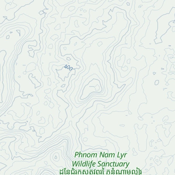 Map of Phnum Yok Kantol