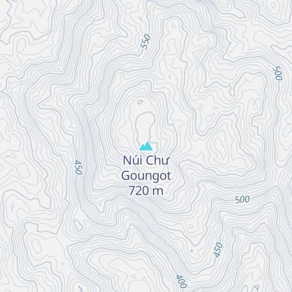 Map of Núi Chư Goungot