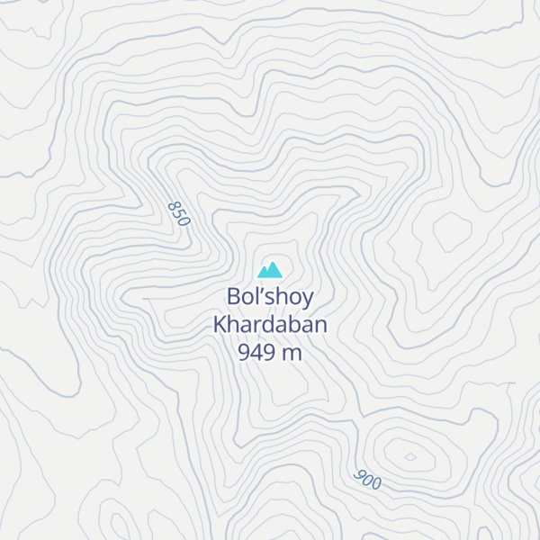 Map of Bol’shoy Khardaban