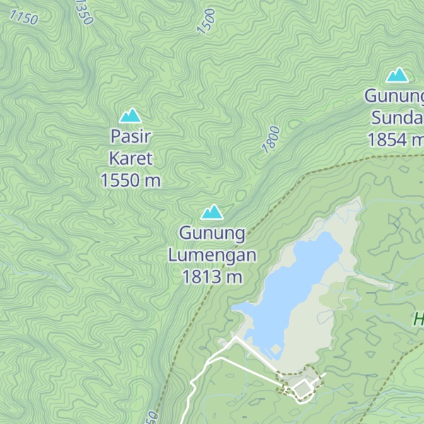Map of Gunung Lumengan